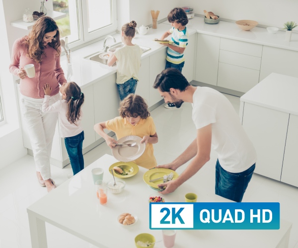 2K  HD​ Resolution