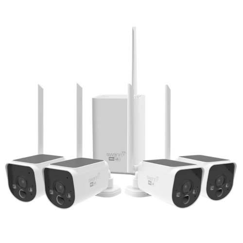 MaxRanger4K™ Solar 4 Camera Security System with Longest Range Wireless  | SWNVK-MAXV2SD4