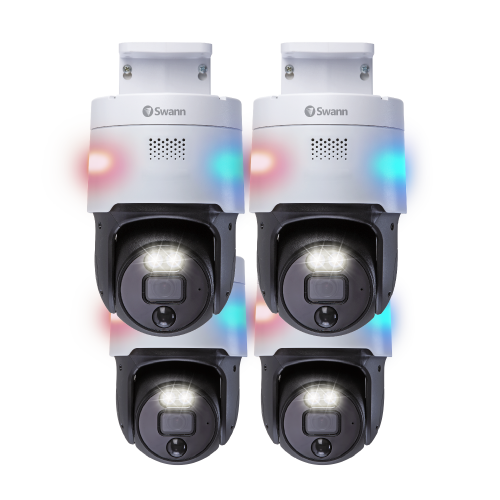 4K Add-On NVR Pan & Tilt Security Camera - 4 Pack | SONHD-900PTPK4