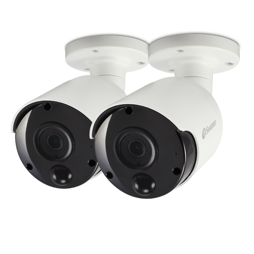 4K Ultra HD Thermal Sensing Bullet IP Security Camera - 2 Pack | SRNHD-887MSBWB2