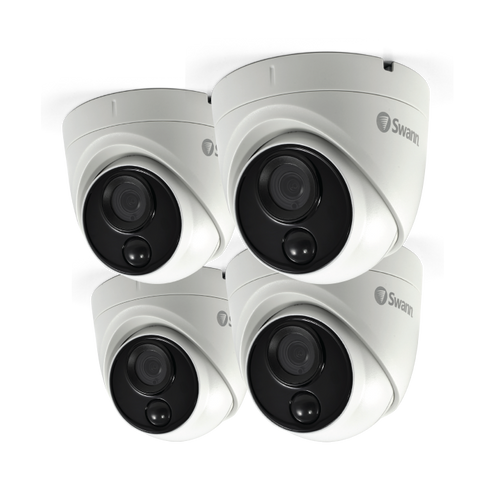 4K Ultra HD Thermal Sensing Dome Security Camera - 4 Pack | SRPRO-4KDOMEWB4