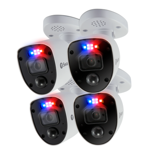 Home 4K Ultra HD Add-On Security Cameras - 4 pack | SRPRO-4KRLWB4